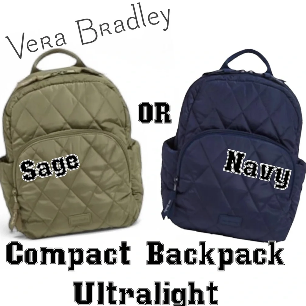 🌸Vera Bradley Ultralight Essential Compact Backpack - Picture 4 of 15